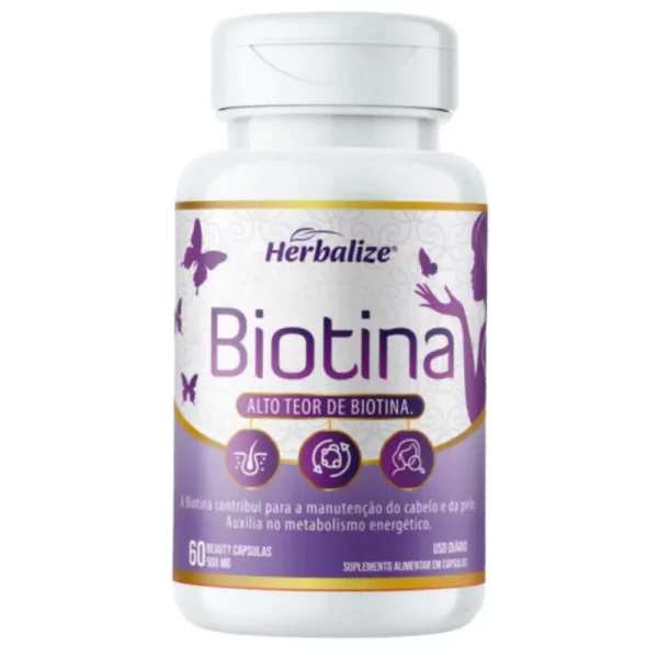 Biotina 60 Cápsulas 500mg