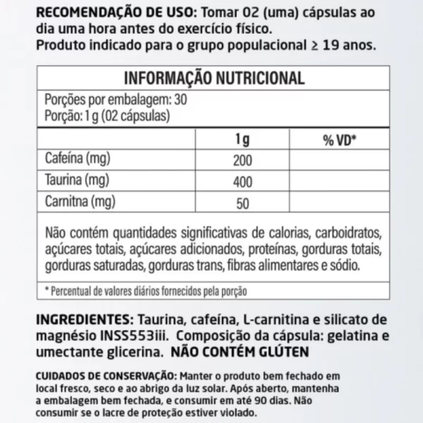 Thermo Training 60 cápsulas 500g - Image 2