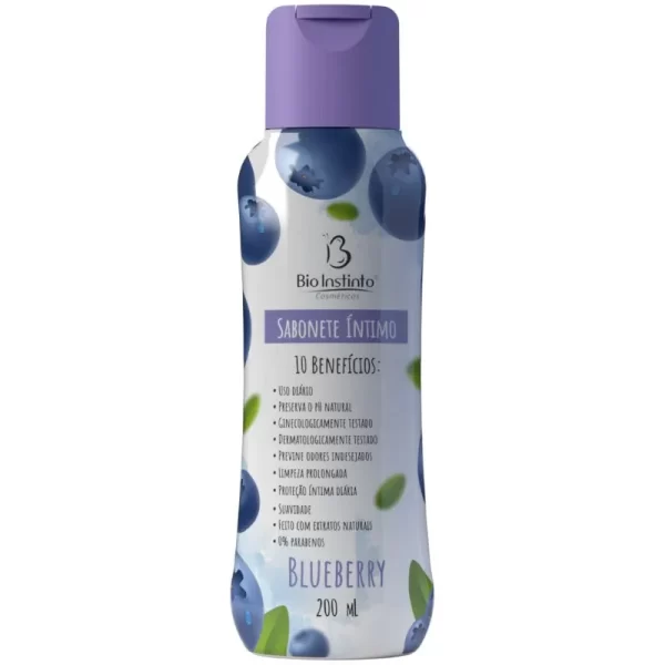 Sabonete Íntimo Blue Berry 10 Benefícios 200ml