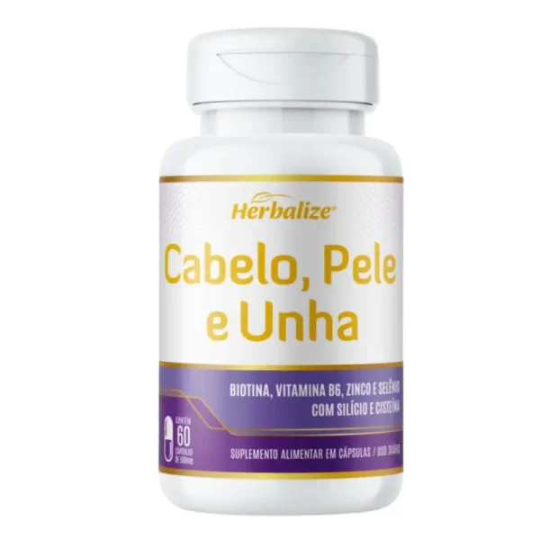 Cabelo - Pele - Unha 60 cápsulas 500mg