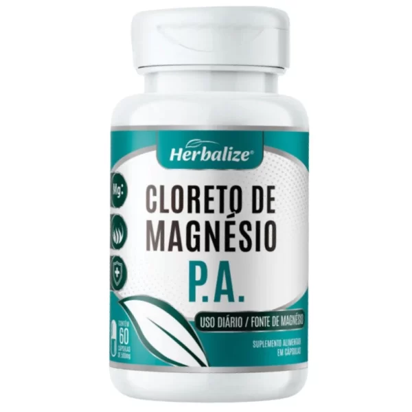 Cloreto de Magnésio PA 60 cápsulas 500mg