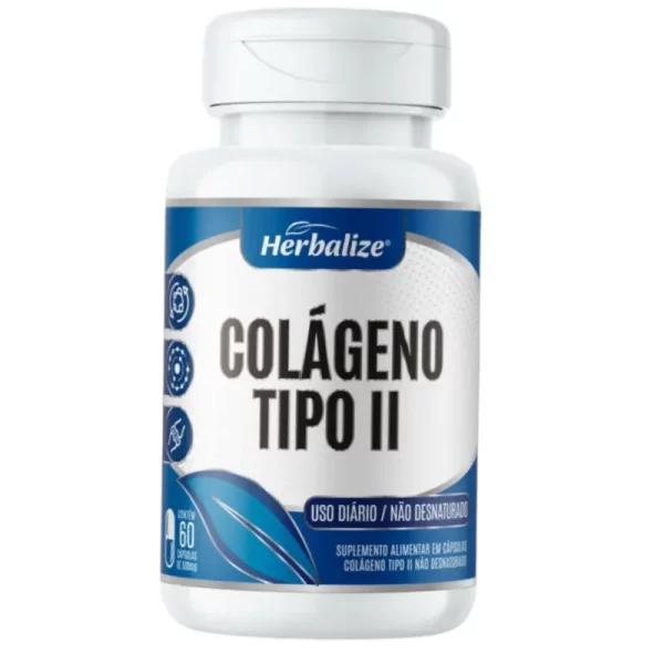 Colágeno Tipo II 60 Cápsulas 500mg