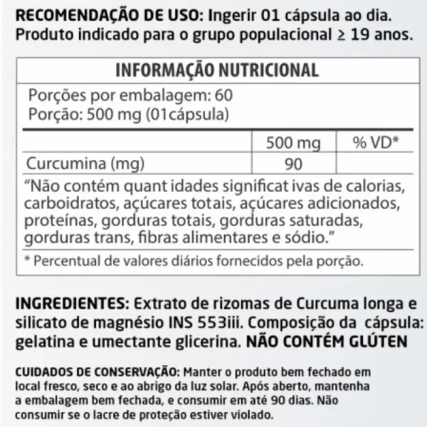 Cúrcuma Longa 500mg - Image 2