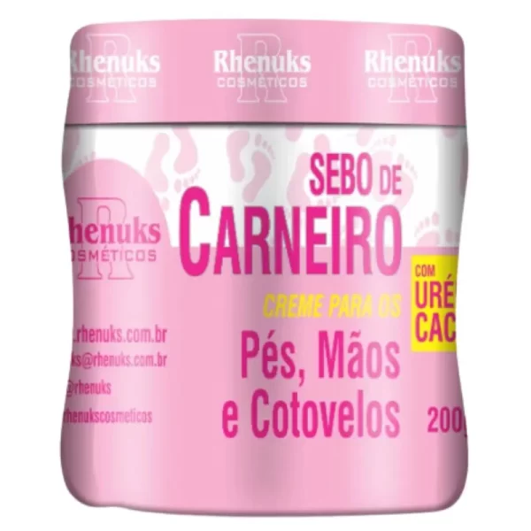 Sebo de Carneiro Pés Mãos e Cotovelos 200g