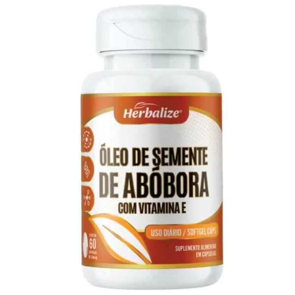 Óleo de Semente de Abóbora 60 cápsulas 1000mg