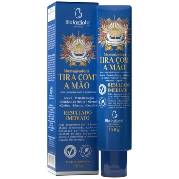 Pomada Massageadora Tira Com a Mão 150g