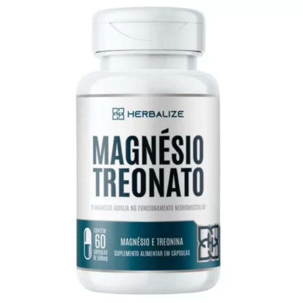 Magnésio Treonato 60 cápsulas 500mg