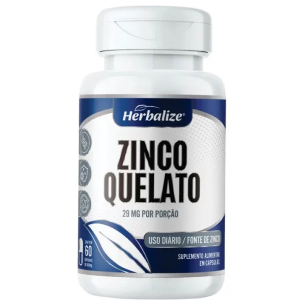 Zinco Quelado 60 cápsulas 500mg